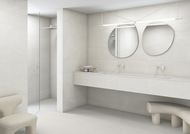 FAIENCE OISE DUESME-R BLANCO  32X99cm 1,267M2/BTE   4PC/BTE  G131