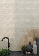 FAIENCE KAMALA LANAI-R BLANCO  45X120cm 1,08M2/BTE   2PC/BTE  G172