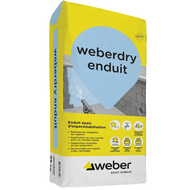WEBERDRY ENDUIT GRIS SAC DE 25KG ENDUIS EPAIS IMPERMEABILISATION