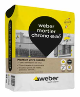WEBER MORTIER CHRONO GRIS SAC DE 25KG