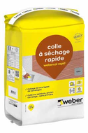 WEBERCOL RAPID GRIS SAC DE 5KG Colle à séchage rapide