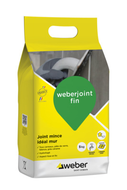 WEBERJOINT FIN GRIS CIMENT  E00 SAC 5KG Joint mince idéal mur