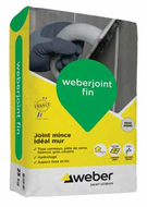 WEBERJOINT FIN BEIGE PIERRE E03 SAC 25KG Joint mince idéal mur