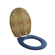 ABATTANT TRENDYLINE DIPLOMAT SOFT CLOSE ART DECO BLUE