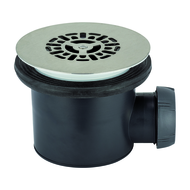 TOURBILLON BONDE DE DOUCHE D90 PLATE INOX HORIZONTALE