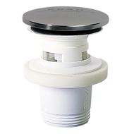 BONDE DE LAVABO QUICK CLAC PLASTIQUE AVEC TP CLAPET INOX