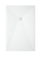 RECEVEUR DE DOUCHE PDGC SMART KORVIT NIEVE 100X100 cm