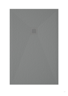 RECEVEUR DE DOUCHE PDGC SMART KORVIT CEMENTO 80X80 cm