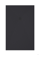 RECEVEUR DE DOUCHE PDGC SMART KORVIT NOIR 100X100 cm