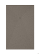 RECEVEUR DE DOUCHE PDGC SMART KORVIT MOKA 100X130 cm