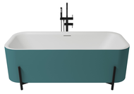 BAIGNOIRE BAC AURA MAT TURQUESA 170X75 cm