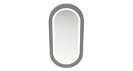 MIROIR EPM IRIS LIGHT CEMENTO 40X80 cm