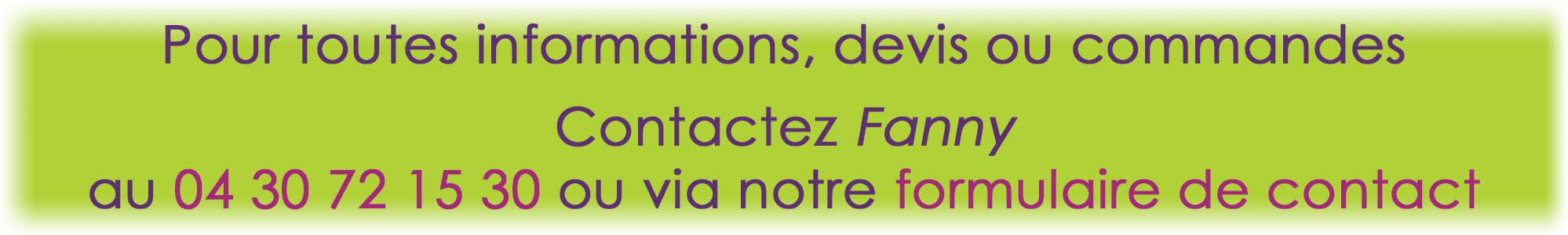 Contactez Fanny